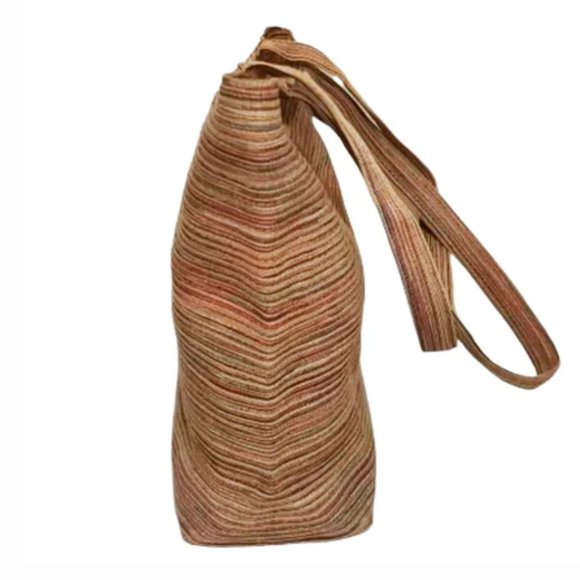 SCALA COLLEZIONE Sturdy Variegated Twill Shopping Tote - Picture 6 of 8